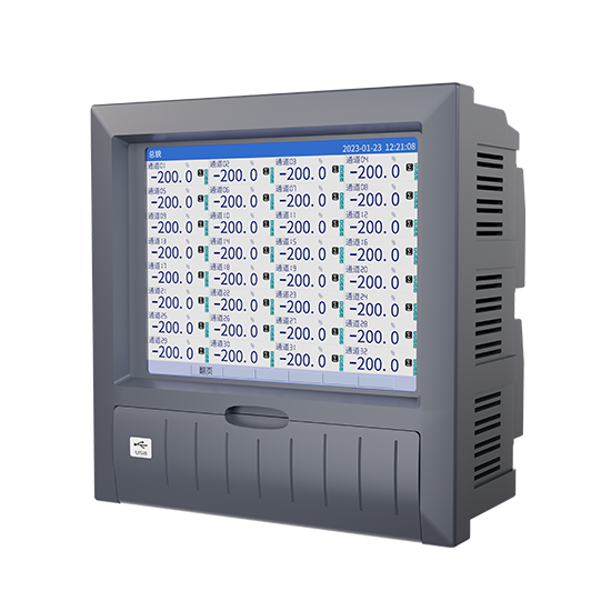 5500jcjc线路检测MIK-R8000D 1-40路 10.4英寸 彩屏 无纸记录仪 USB